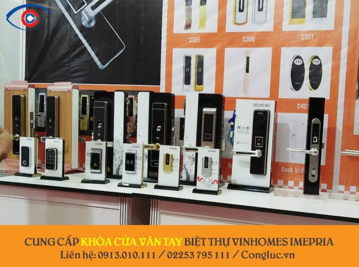 cung cấp khóa cửa vân tay giá rẻ cho biệt thự vinhomes imperia hải phòng