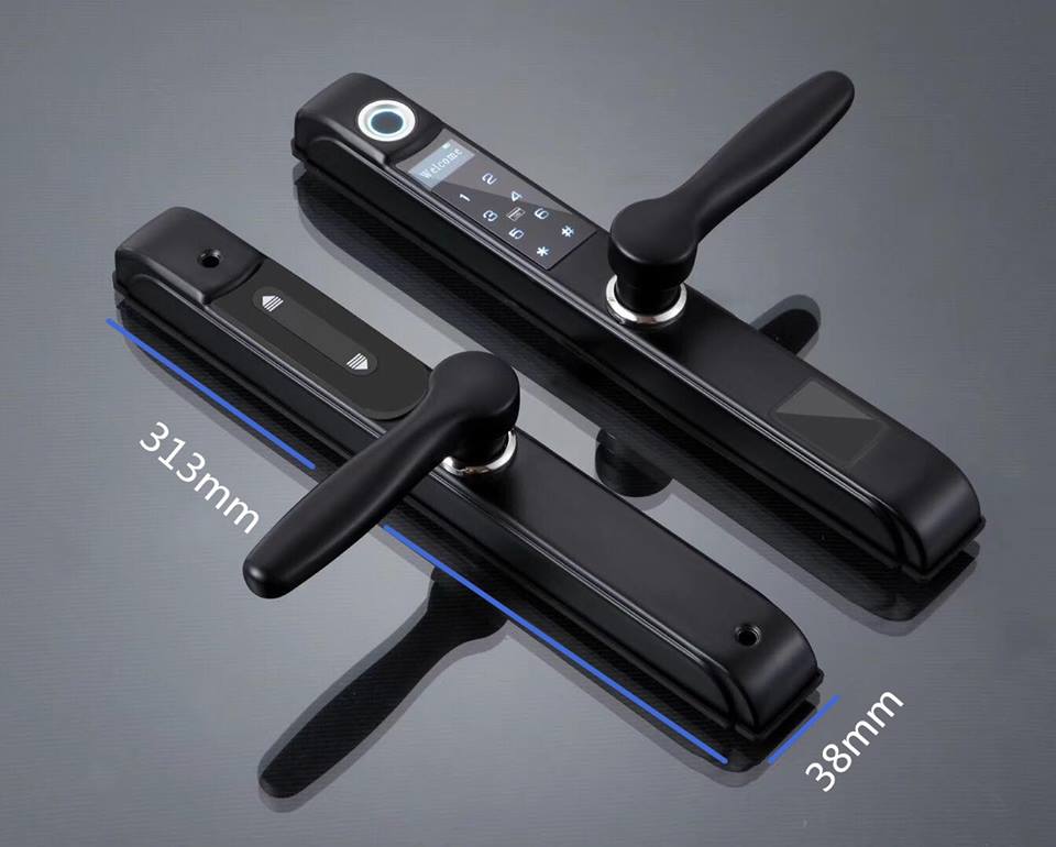 Khóa vân tay cửa nhôm Nodias AL03 giá rẻ tại hải phòng