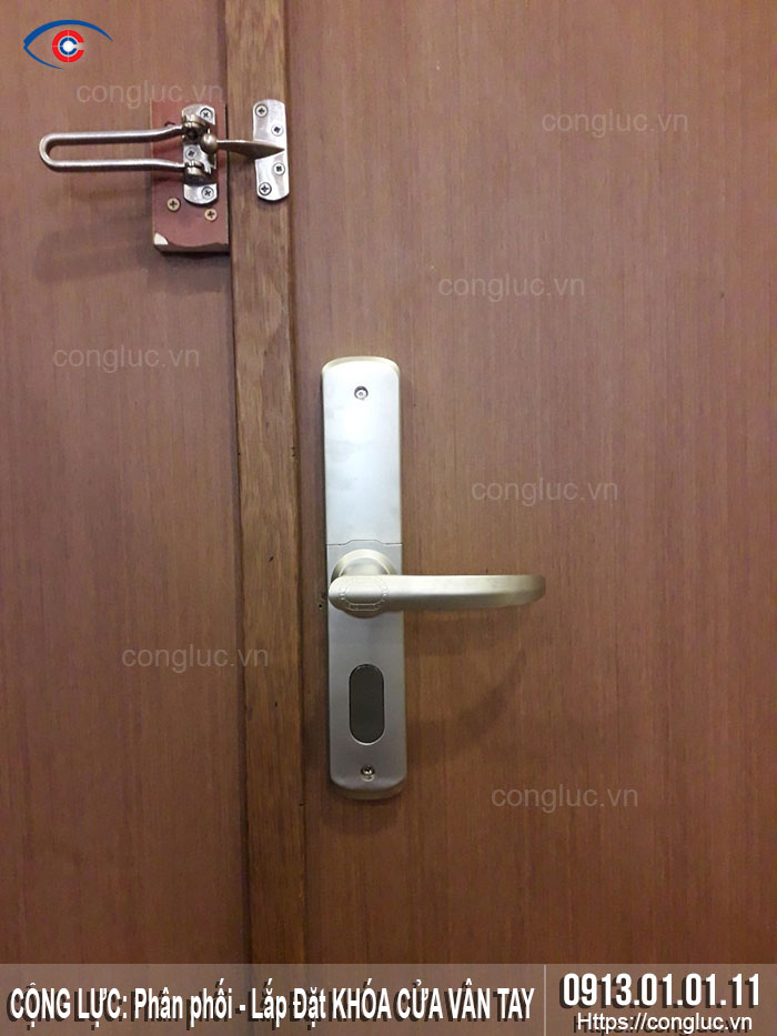 Lắp đặt khóa vân tay căn hộ 1510 tòa nhà SHP Hải Phòng