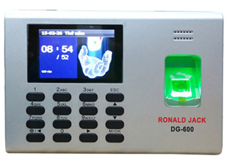 Máy chấm công vân tay Ronald Jack DG600 lắp tại điện bảo lộc Ngô Quyền