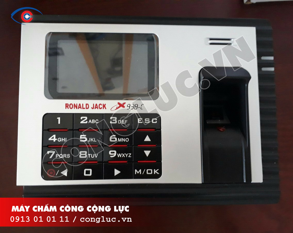 máy chấm công ronald jack x938c GIÁ RẺ