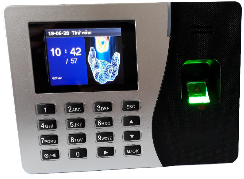 Máy chấm công bằng vân tay Ronald Jack Rj500id
