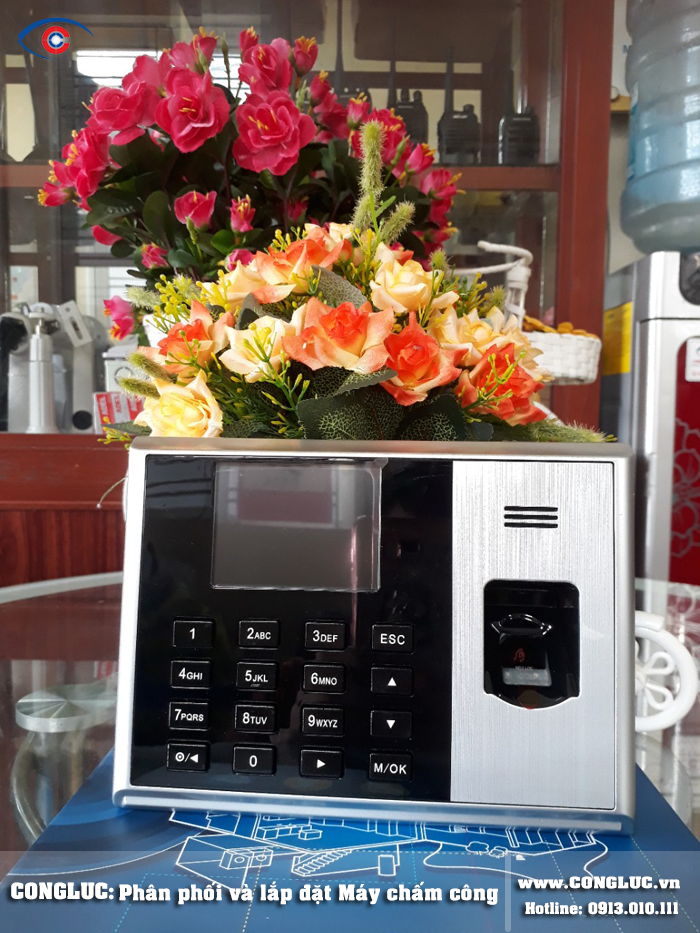 máy chấm công vân tay ronald jack s4000id giá rẻ