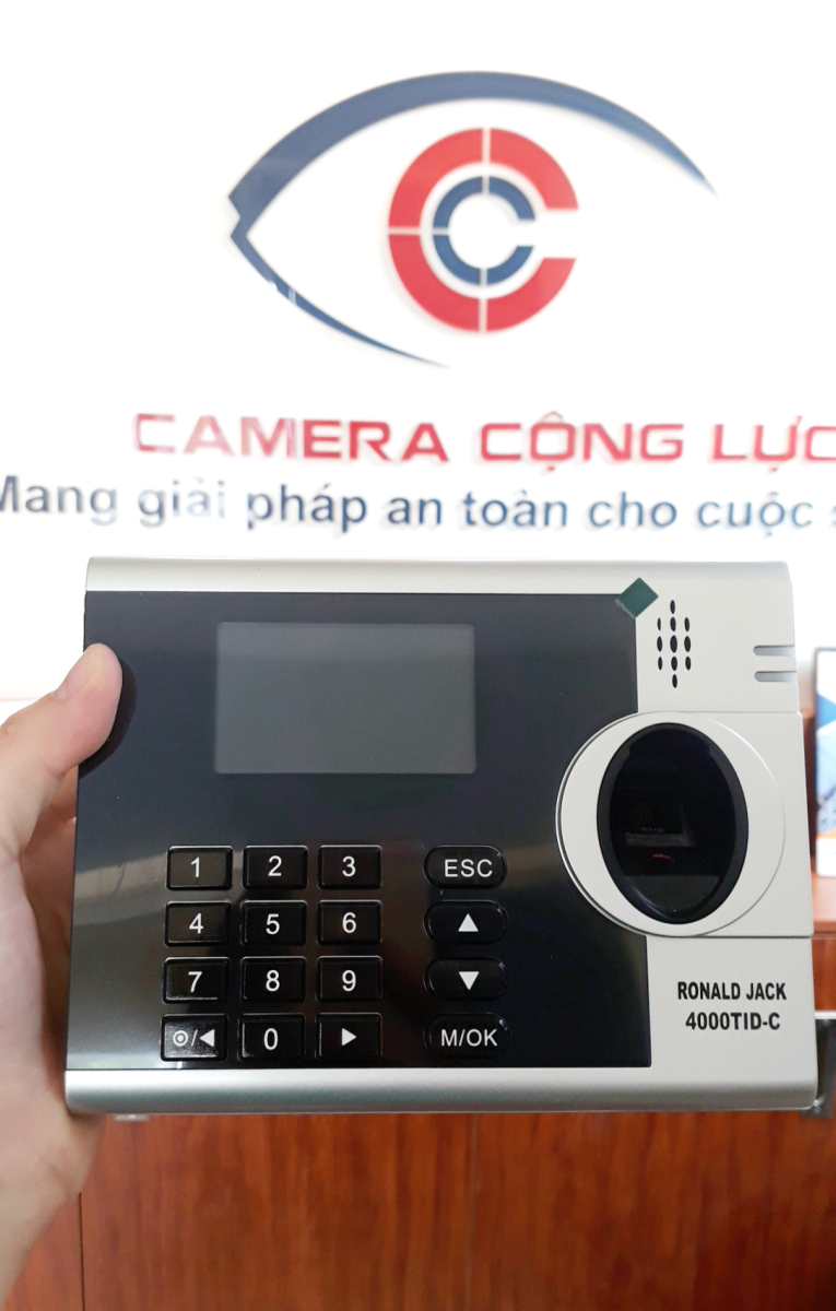 cung cấp máy chấm công ronald jack 4000tid-c giá rẻ tại hải phòng