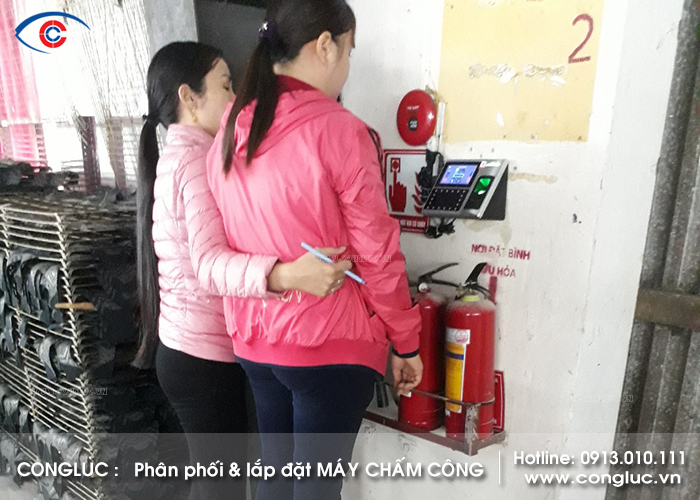 lắp đặt máy chấm công nhận diện khuôn mặt tại hải phòng