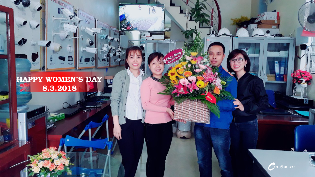 Công ty Cộng Lực chúc mừng Quốc Tế Phụ Nữ 8.3