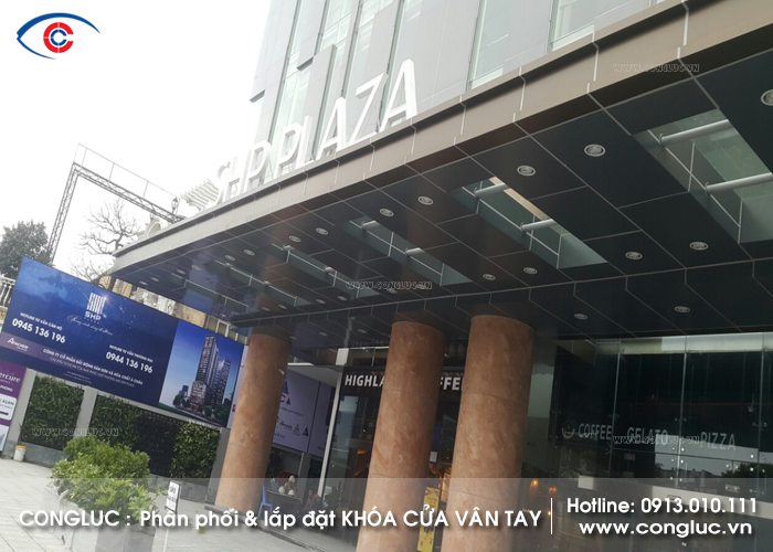 Dự án lắp khóa cửa vân tay tòa nhà SHP Hải Phòng