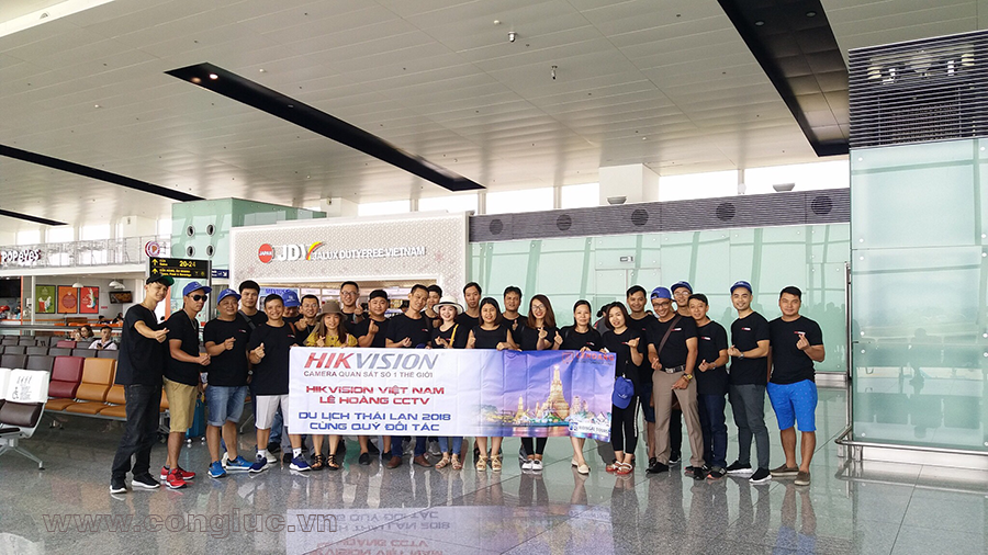 Camera Cộng Lực du lich cùng Hikvision Việt Nam tại Thái Lan