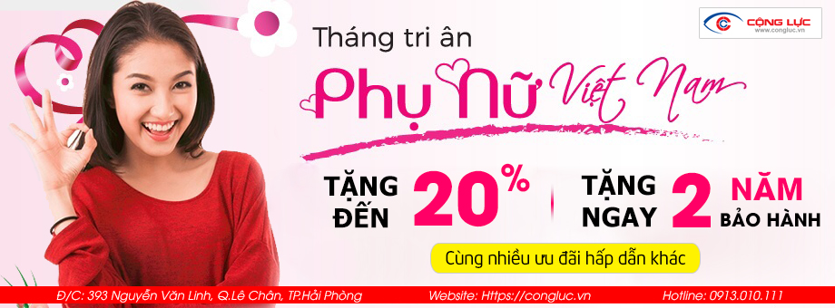 Khuyến mại tháng tri ân phụ nữ việt nam 20.10.2018