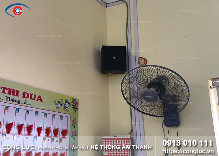lắp đặt hệ thống âm thanh cho trường tiểu học an dương hải phòng