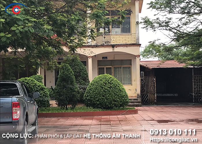 lắp đặt hệ thống âm thanh trường tiểu học an dương hải phòng