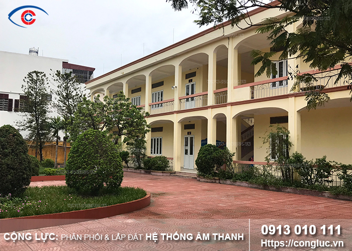 lắp hệ thống âm thanh trường tiểu học huyện an dương hải phòng