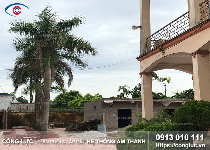 thi công lắp đặt hệ thống âm thanh thông báo cho trường tiểu học mần non an dương