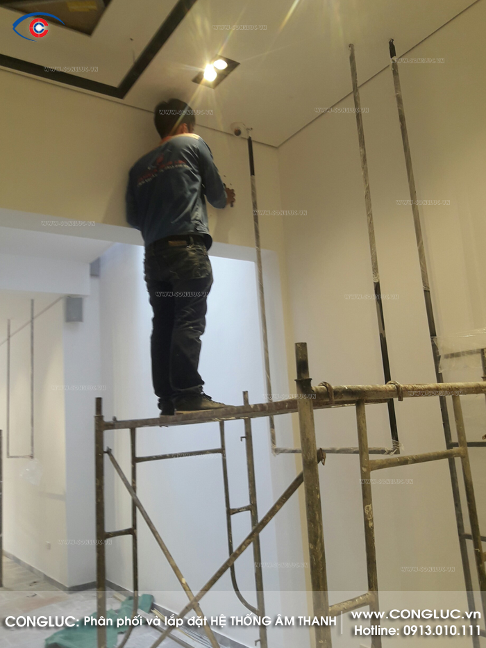 Lắp hệ thống âm thanh toa cho cửa hàng quần áo tại lê lợi hải phòng