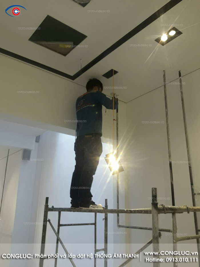 Lắp hệ thống âm thanh tại cửa hàng quần áo 249 Lê Lợi Hải Phòng