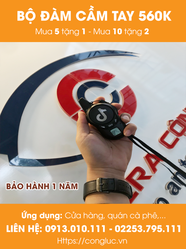 bán máy bộ đàm cầm tay giá rẻ chỉ 560k 1