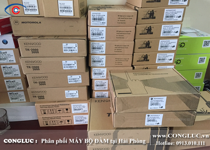 cung cấp bộ đàm chính hãng tại cụm công nghiệp Tân Liên