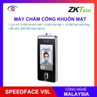Mừng lễ 30/4 và 1/5 giảm giá 10% máy chấm công khuôn mặt zkteco v5l