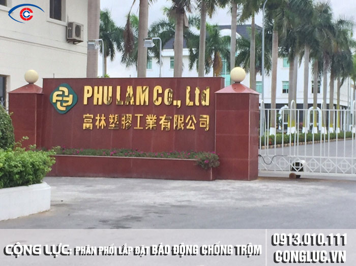 Lắp đặt báo động chống trộm công ty nhựa phú lâm hải phòng