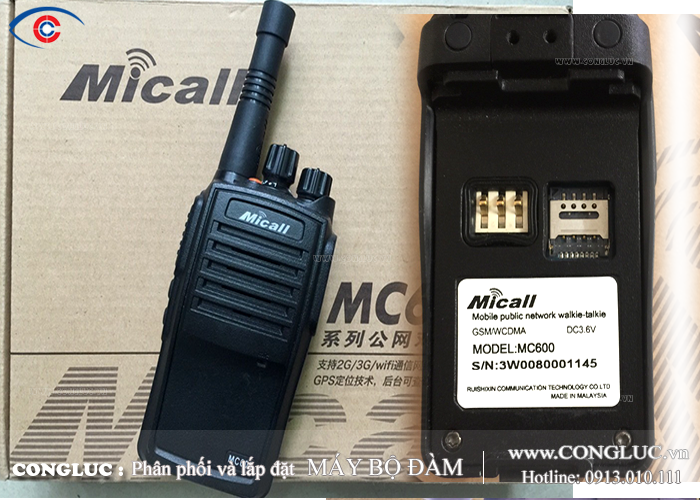 Mua máy bộ đàm cầm tay Micall chính hãng tại Hải phòng