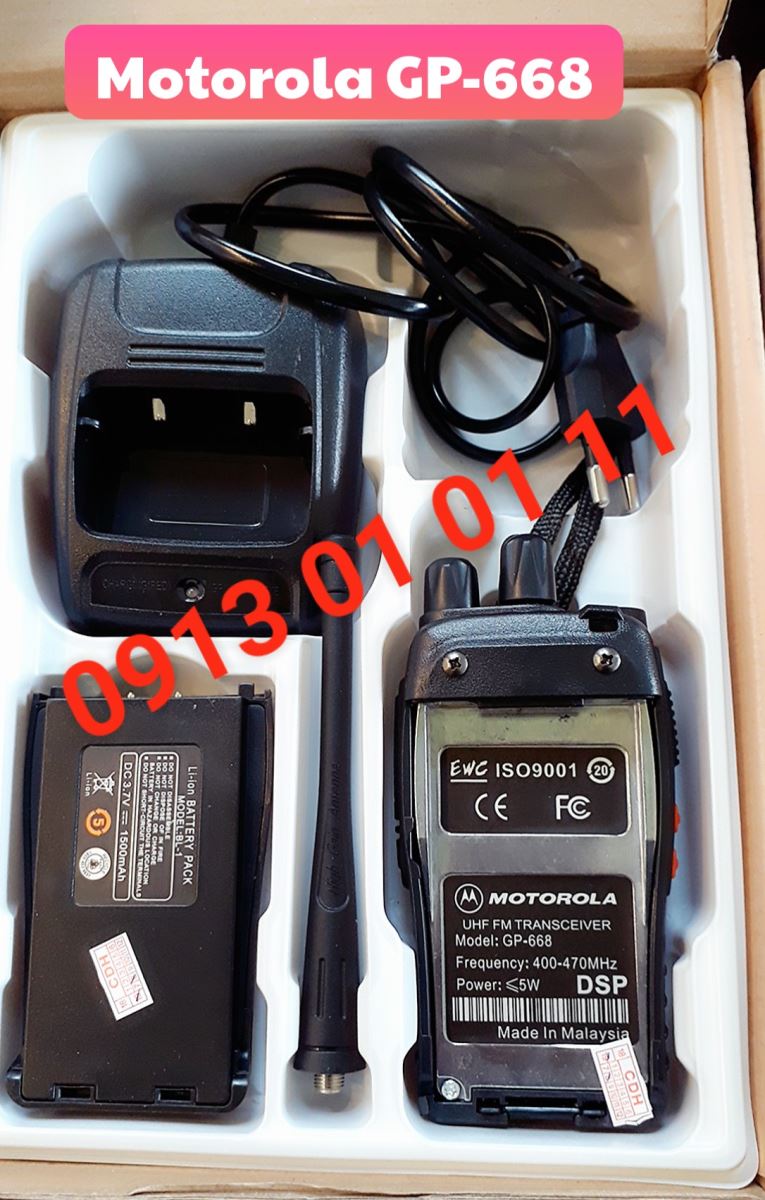 máy bộ đàm cầm tay motorola GP 668 giá rẻ