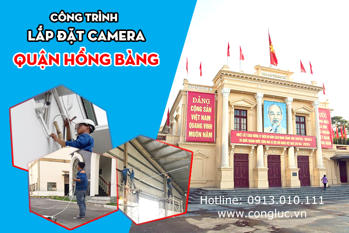 các công trình lắp đặt camera quan sát quận hồng bàng