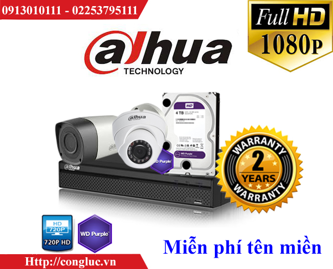 Đại lý bán camera dahua chính hãng tại Hải Phòng