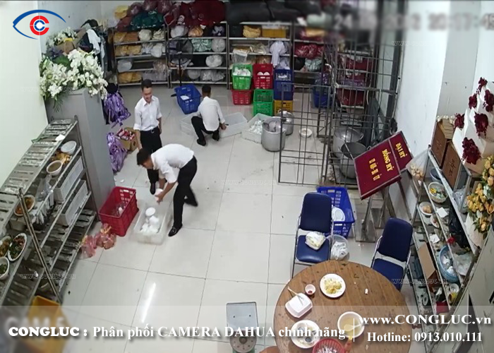 Lắp camera Dahua tại nhà hàng Hải Phòng