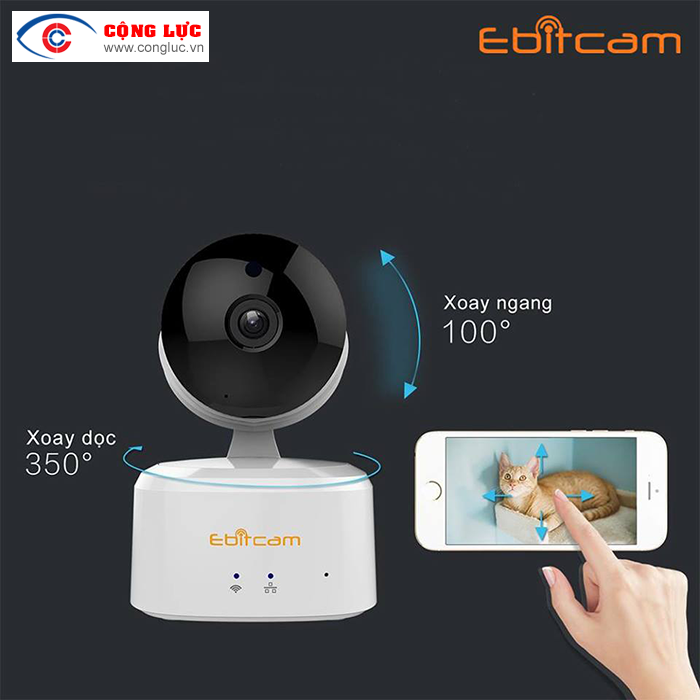 Bán camera ip wifi ebitcam 2.0mp giá rẻ