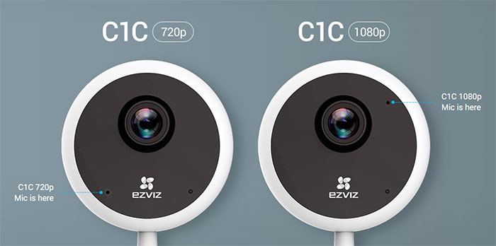 mic thu âm camera wifi ezviz c1c