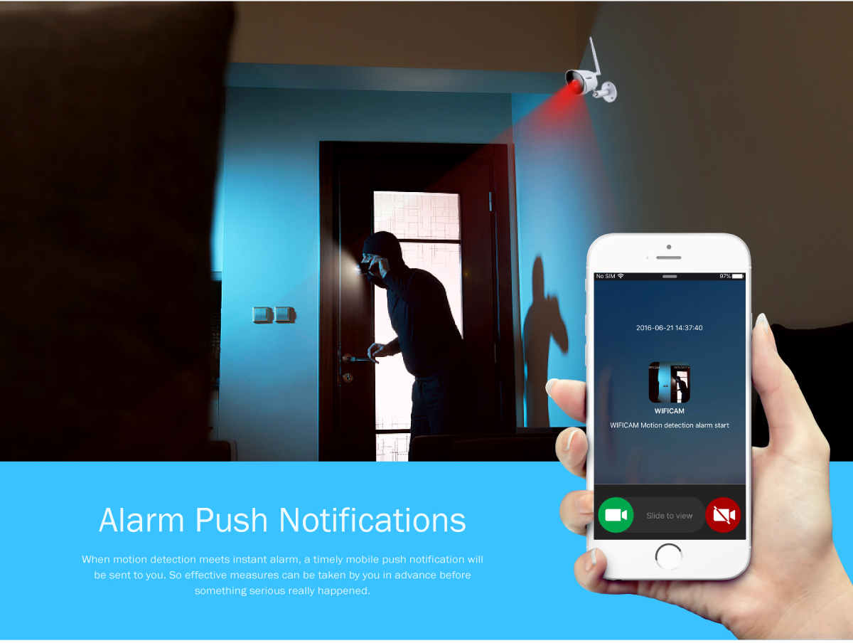 Camera wifi bluecam 8