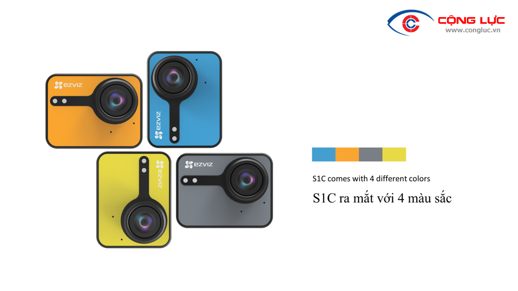 Camera cho dân phượt Ezviz ACTION S1C