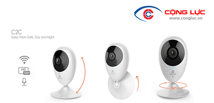 Camera Wifi EZVIZ C2C 720P chính hãng giá rẻ