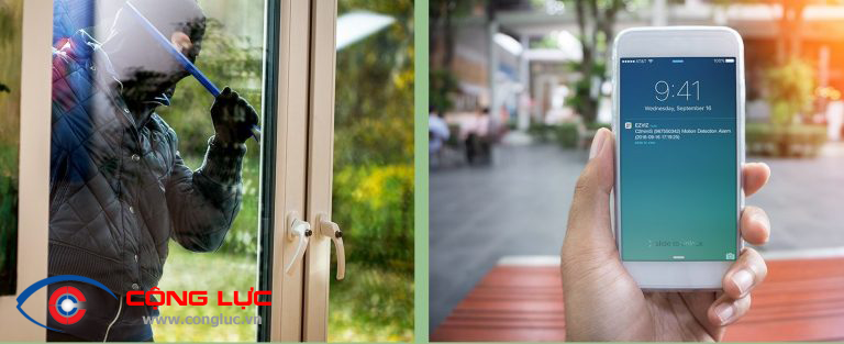 Camera ezviz mini plus cảnh báo chuyển động