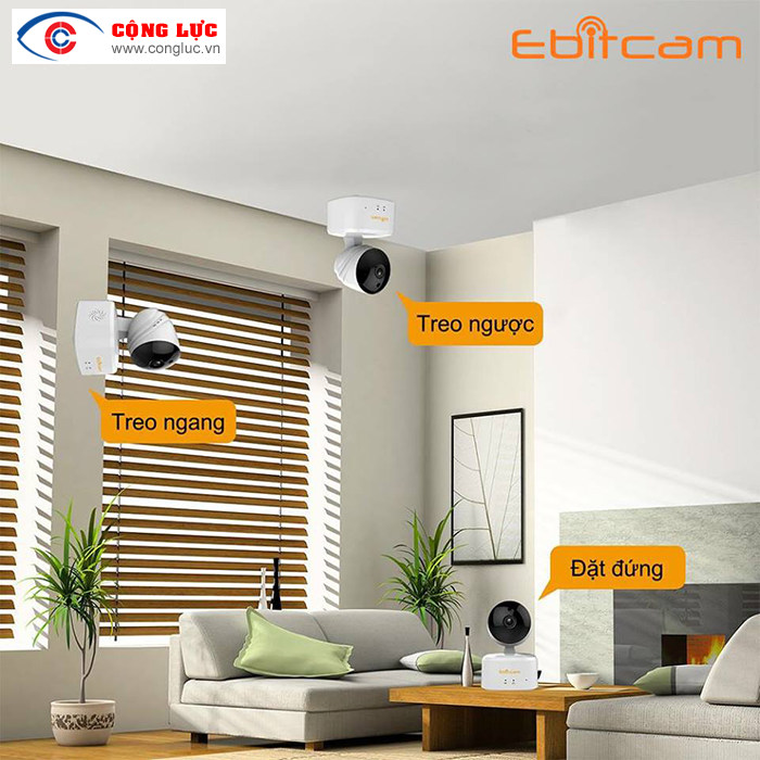 Bán camera ip wifi Ebitcam 2.0mp giá rẻ tại Hải Phòng