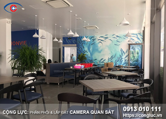 lắp camera quan sát nhà hàng Monvie số 5 lê hồng phong hải phòng 3