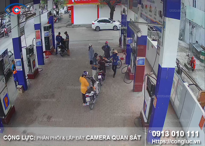 lắp camera quan sát cây xăng 97 bạch đằng hải phòng