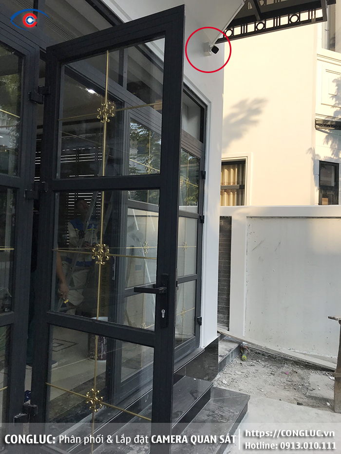 Lắp đặt camera ip Hikvision biệt thự đơn lập Manhattan 18-06 Vinhomes Imperia 2