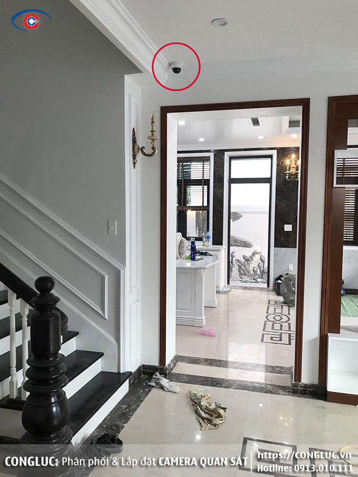 Lắp đặt camera ip Hikvision biệt thự đơn lập Manhattan 18-06 Vinhomes Imperia 4