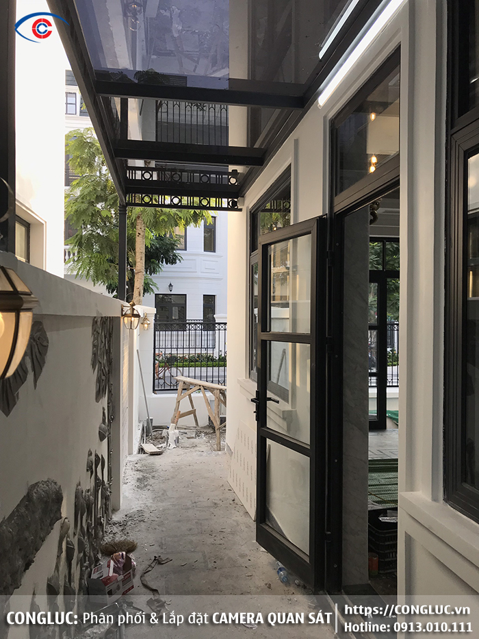 Lắp đặt camera ip Hikvision biệt thự đơn lập Manhattan 18-06 Vinhomes Imperia 6