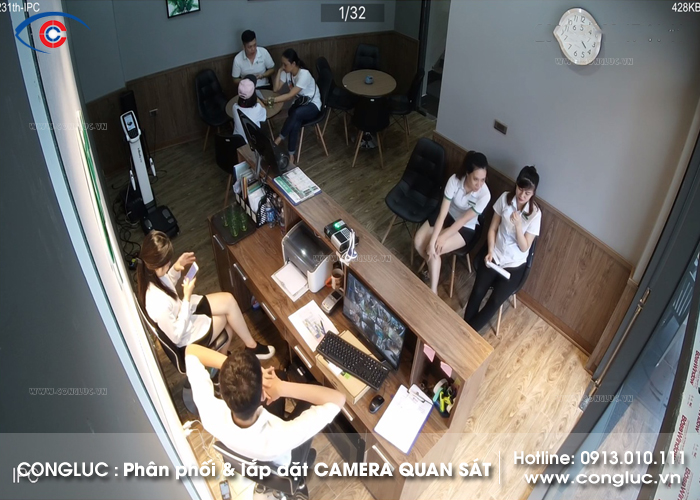 lắp đặt camera quan sát cho trung tâm Like Fitness & Yoga Center 231 tô hiệu lê chân hải phòng