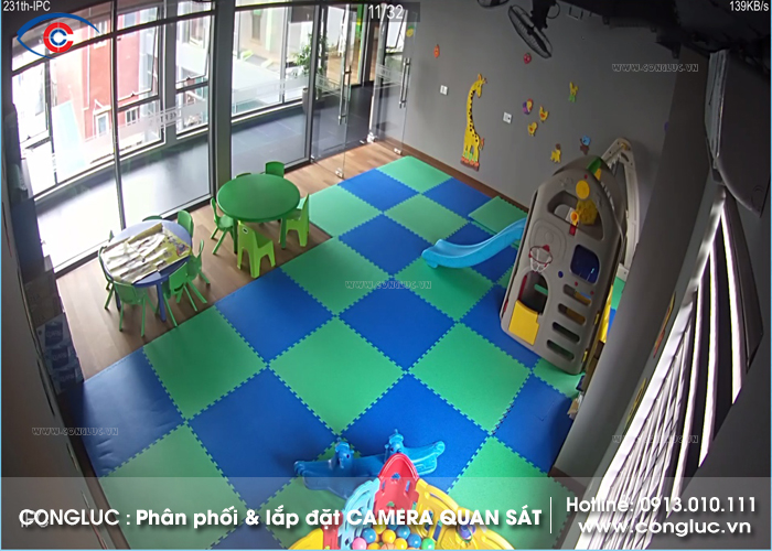 lắp đặt camera quan sát tại Like Fitness & Yoga Center 231 tô hiệu lê chân hải phòng