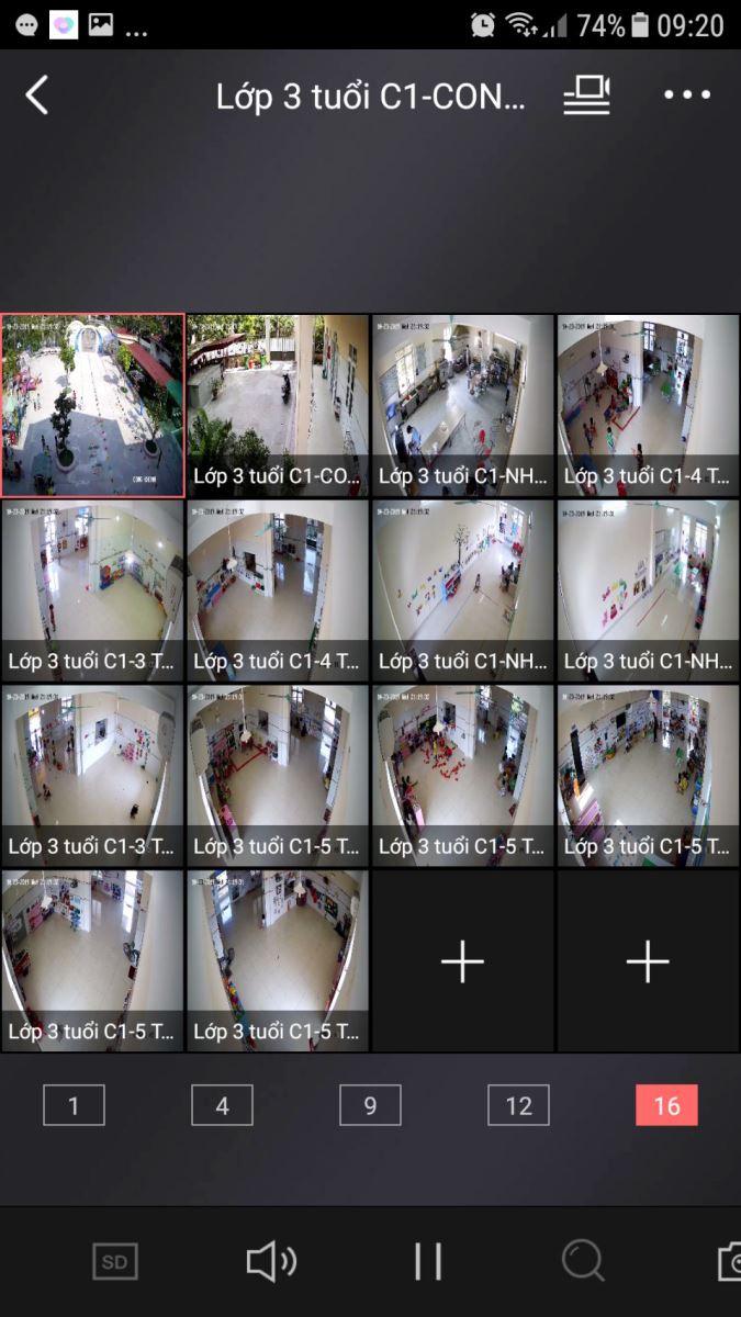 hướng dẫn xem camera trên điện thoại