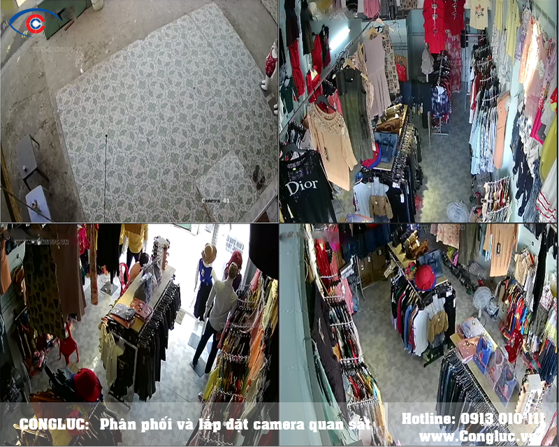 lắp camera dahua cho cửa hàng