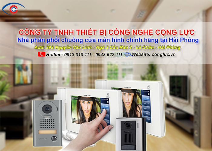 Công ty phân phối chuông cửa màn hình chính hãng tại Hải Phòng