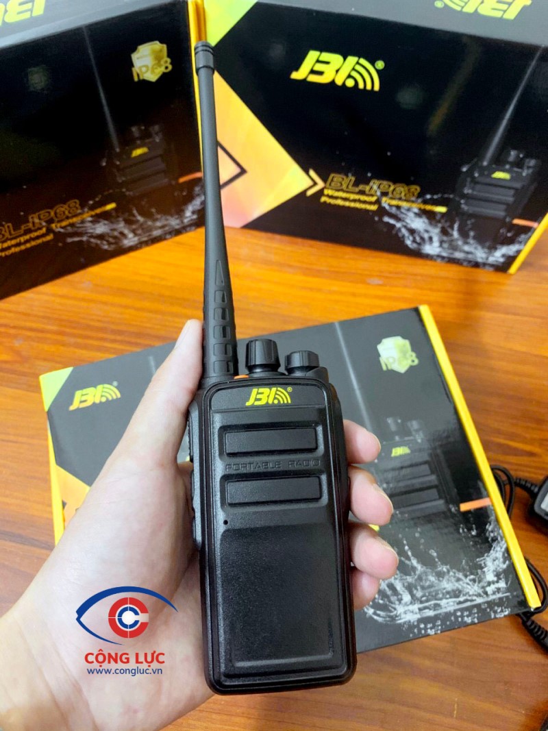 Cộng Lực bán máy bộ đàm cầm tay chống nước jbl bl-ip68 chính hãng hải phòng