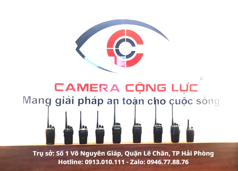 Đại lý Cộng Lực bán máy bộ đàm chất lượng uy tín số 1 Hải Phòng