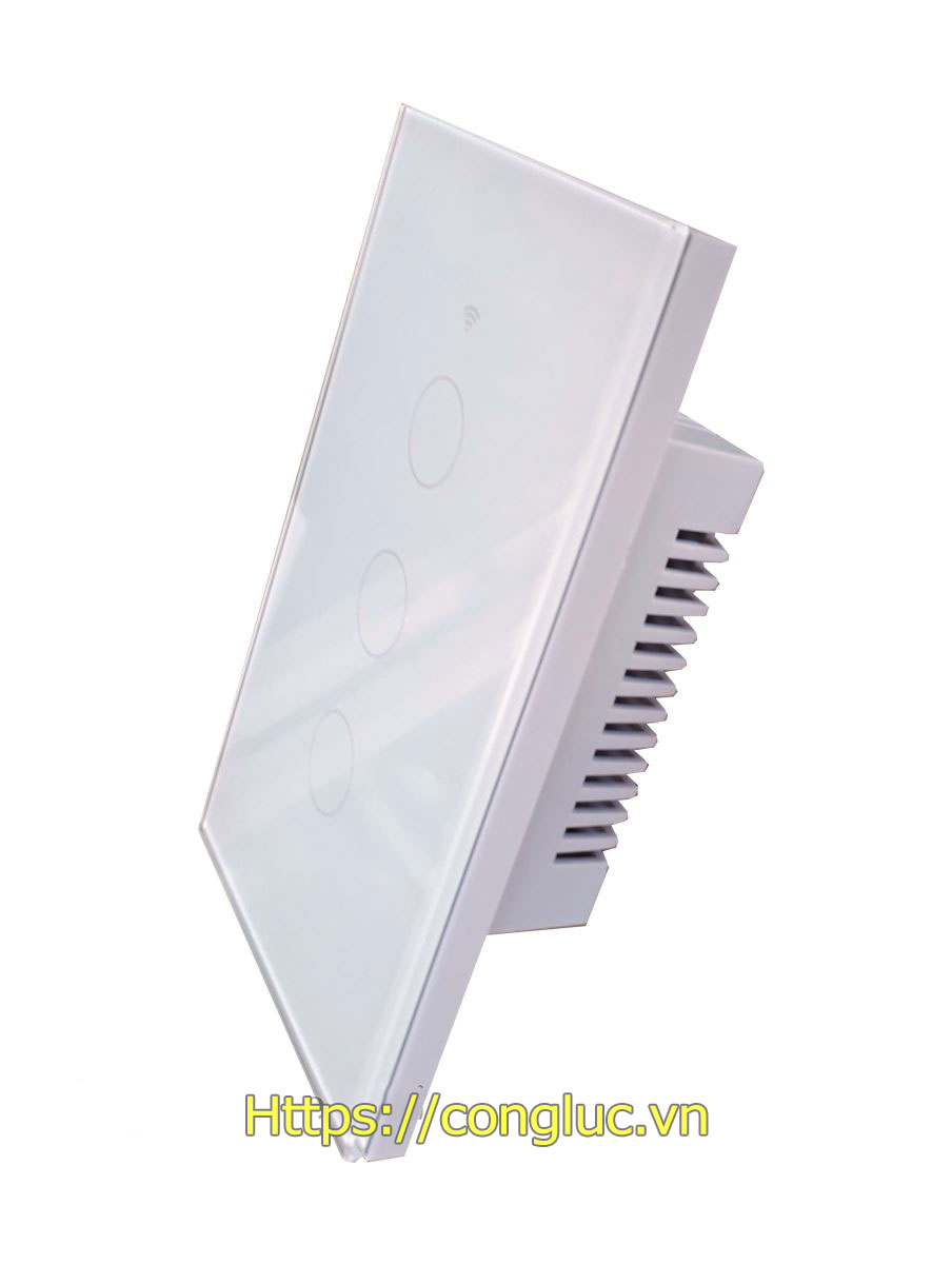 Công tắc điện cảm ứng wifi 3 nút qua điện thoại
