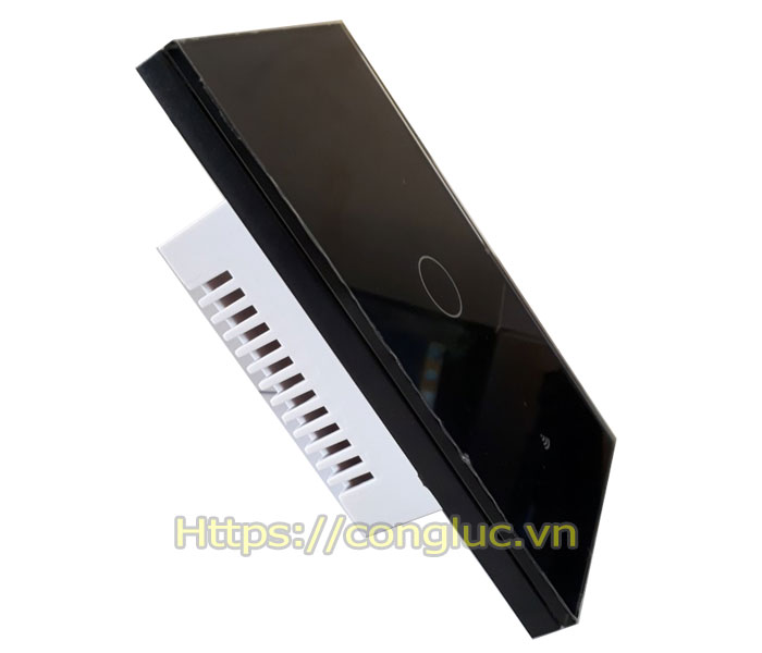 Công tắc cảm ứng wifi 1 nút màu đen giá rẻ tại Hải Phòng