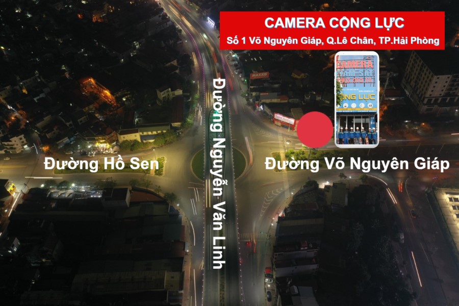 Vị trí công ty cộng lực Hải Phòng số 1 Võ Nguyên Giáp, lê chân, hải phòng